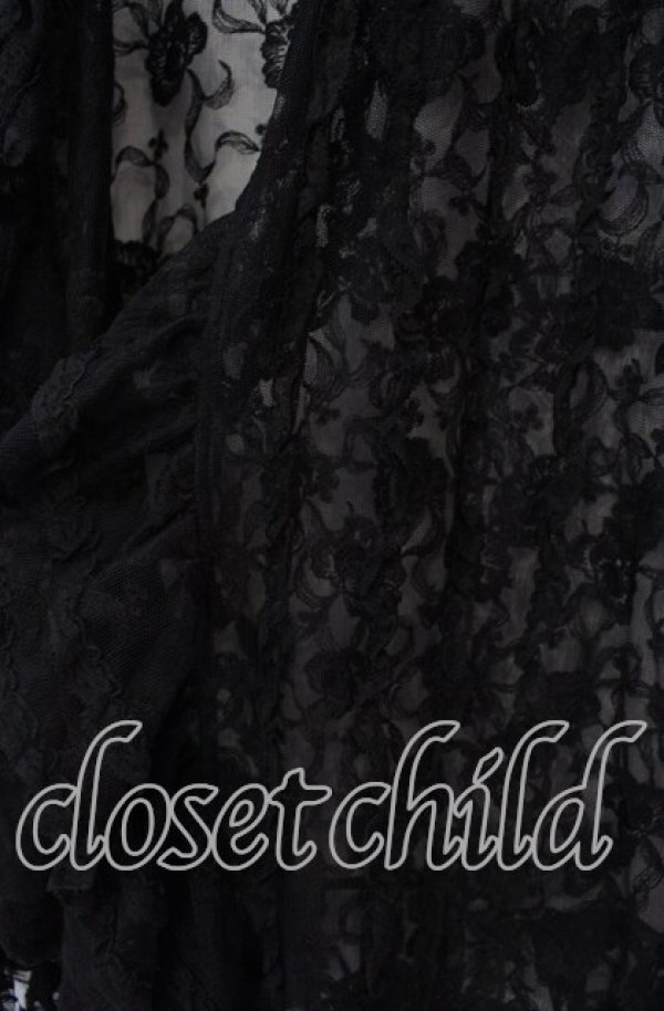 画像2: INGEBORG / フランスレースカーディガン  クロ O-25-11-17-033-LO-TO-IG-ZT227 (2)