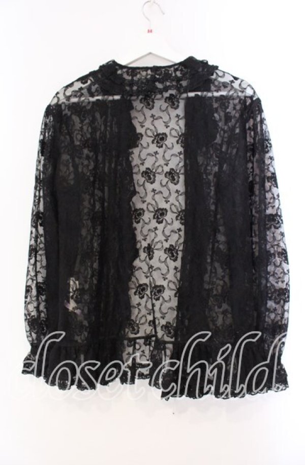 画像3: INGEBORG / フランスレースカーディガン  クロ O-25-11-17-033-LO-TO-IG-ZT227 (3)