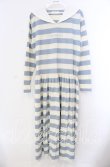 画像1: pa.se.ri. / ボーダーセーラーワンピース  オフ×サックス O-25-11-17-034-LO-OP-IG-ZT476 (1)