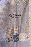 画像2: Karl Helmut / チェックパッチワークシャツ  サックス O-25-11-17-036-EL-TO-IG-OS (2)