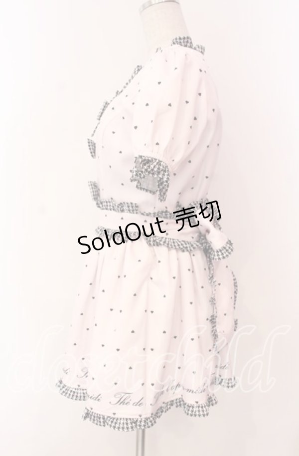 画像4: Ank Rouge / ハートドットＸ千鳥セットアップ M ピンク O-25-11-17-003-CA-PA-OW-OS (4)