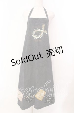 画像: 【SALE】KETTY / パッチワークエプロン  グレー O-25-11-17-004-EL-OP-IG-ZT447