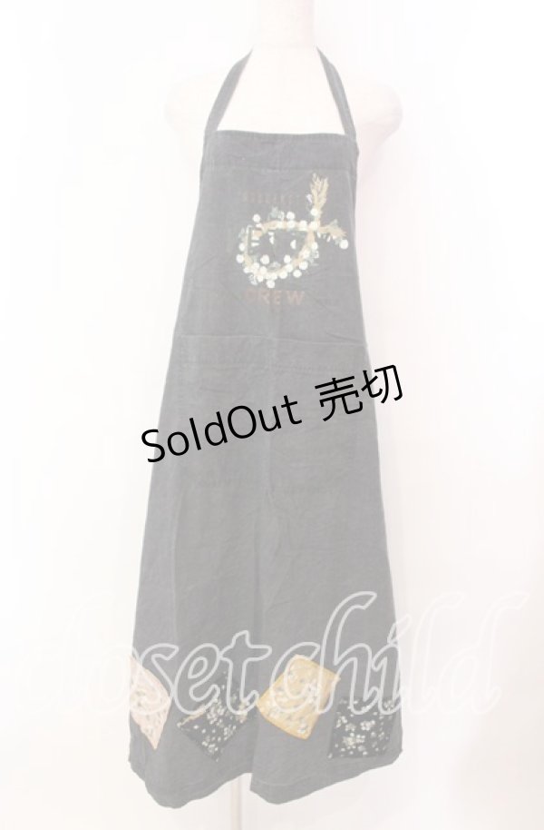 画像1: 【SALE】KETTY / パッチワークエプロン  グレー O-25-11-17-004-EL-OP-IG-ZT447 (1)