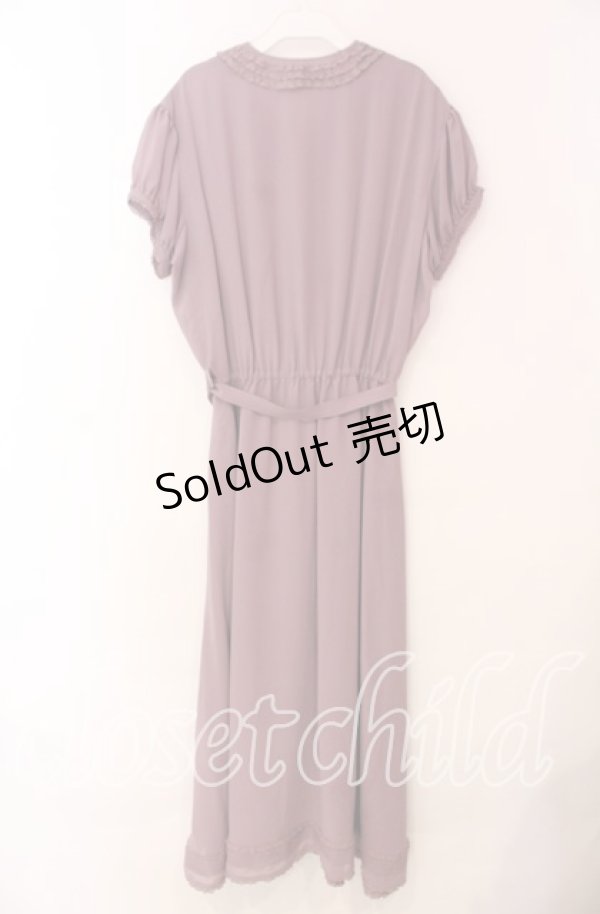 画像3: INGEBORG / チュールレース襟ワンピース【お直し有り】  パープル O-25-11-17-047-LO-OP-IG-ZT372 (3)