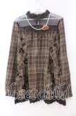 画像1: axes femme / チェック柄ペプラムBL  ブラウン O-25-11-17-048-AX-BL-IG-OS (1)