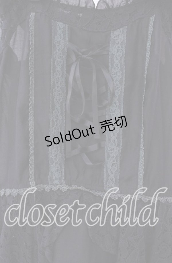 画像2: axes femme / ビスチェ風ノースリブラウス  クロ O-25-11-17-055-AX-TO-IG-OS (2)