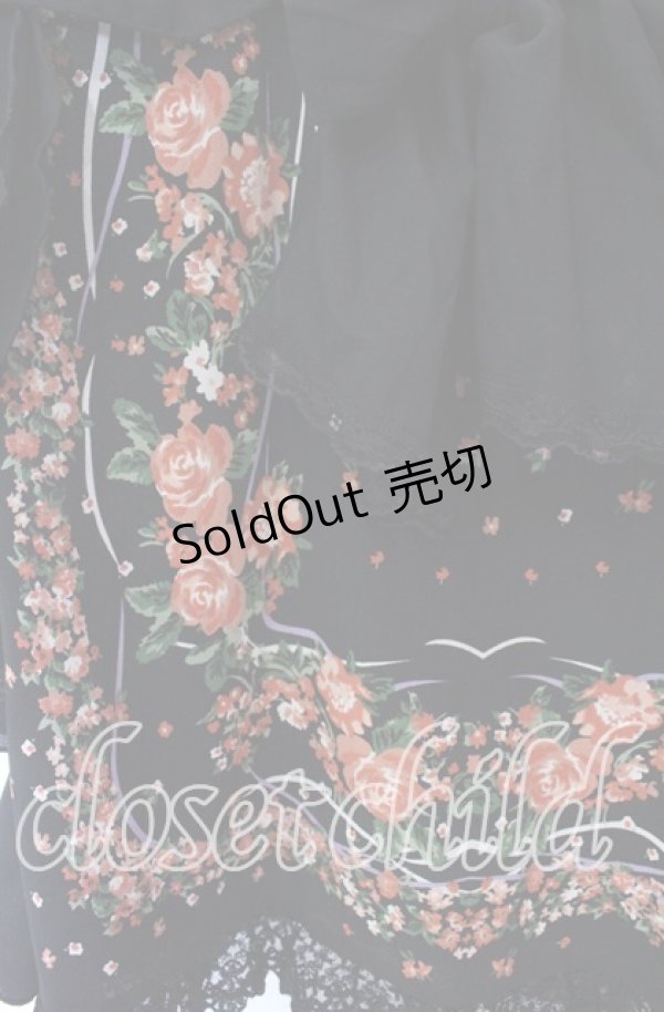 画像2: axes femme / ローズフレームキャミトップス  クロ O-25-11-17-063-AX-TO-IG-OS (2)