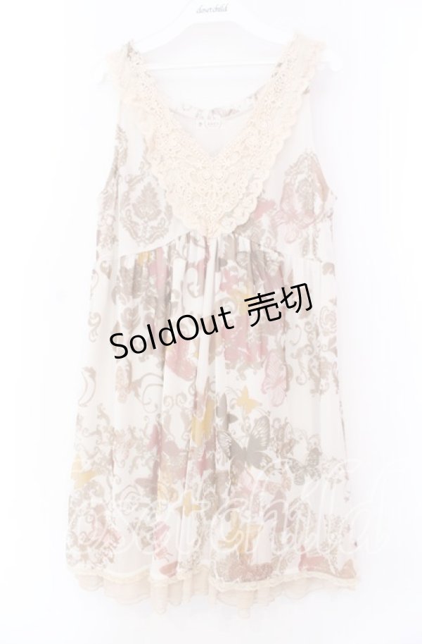 画像1: axes femme / リバイバルチュニック  アイボリー O-25-11-17-065-AX-OP-IG-OS (1)