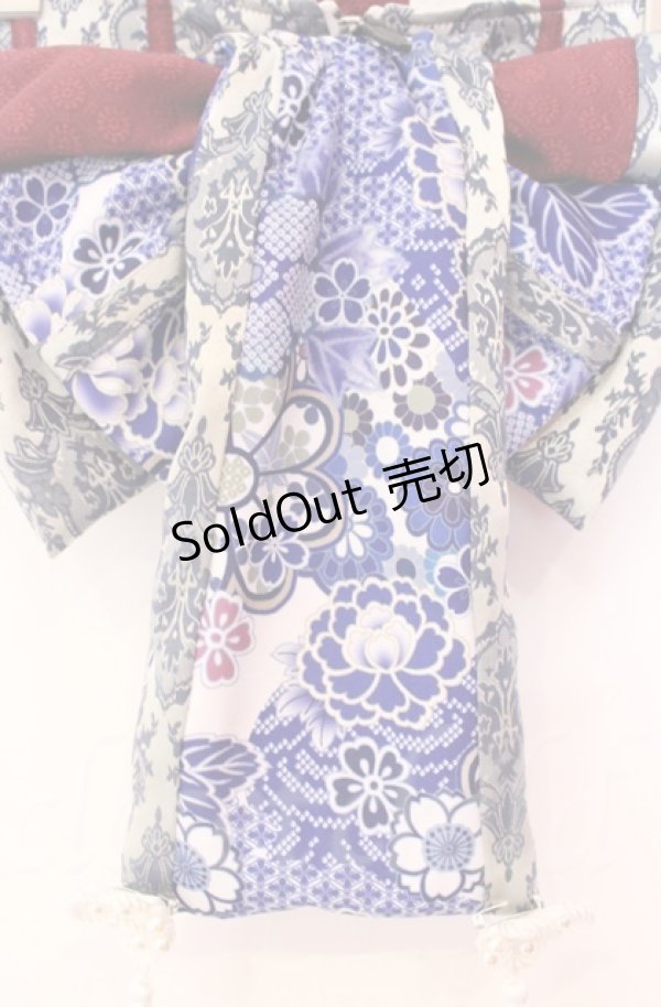 Qutie Frash / 花魁帯コルセット ブルー O-25-11-17-1005-QU-TO-OW