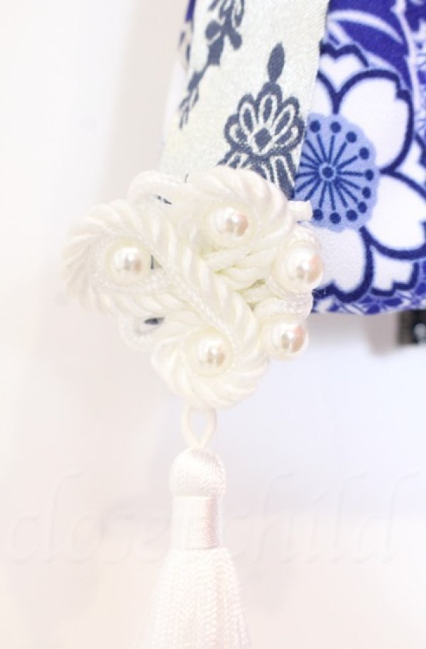 画像3: Qutie Frash / 花魁帯コルセット  ブルー O-25-11-17-1005-QU-TO-OW-OS (3)