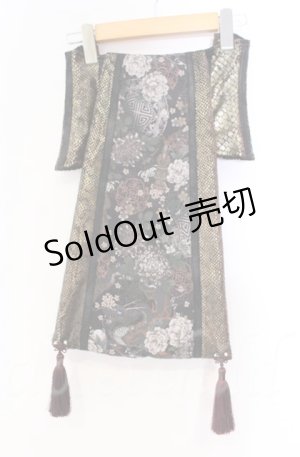 画像: Qutie Frash / 花魁帯コルセット  ブラウン O-25-11-17-1008-QU-TO-IG-ZT221