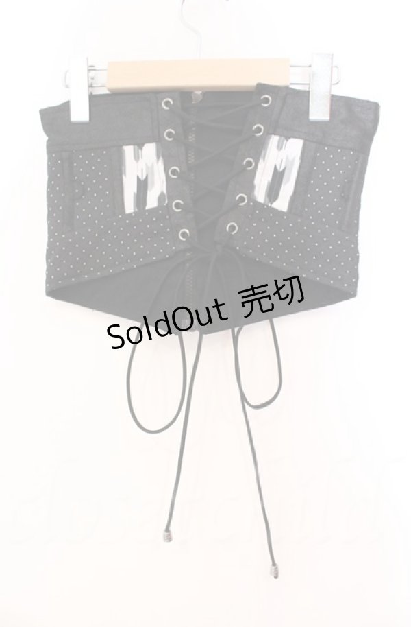 画像3: Qutie Frash / 矢絣コルセット  ブラック O-25-11-17-1009-QU-TO-IG-ZT222 (3)