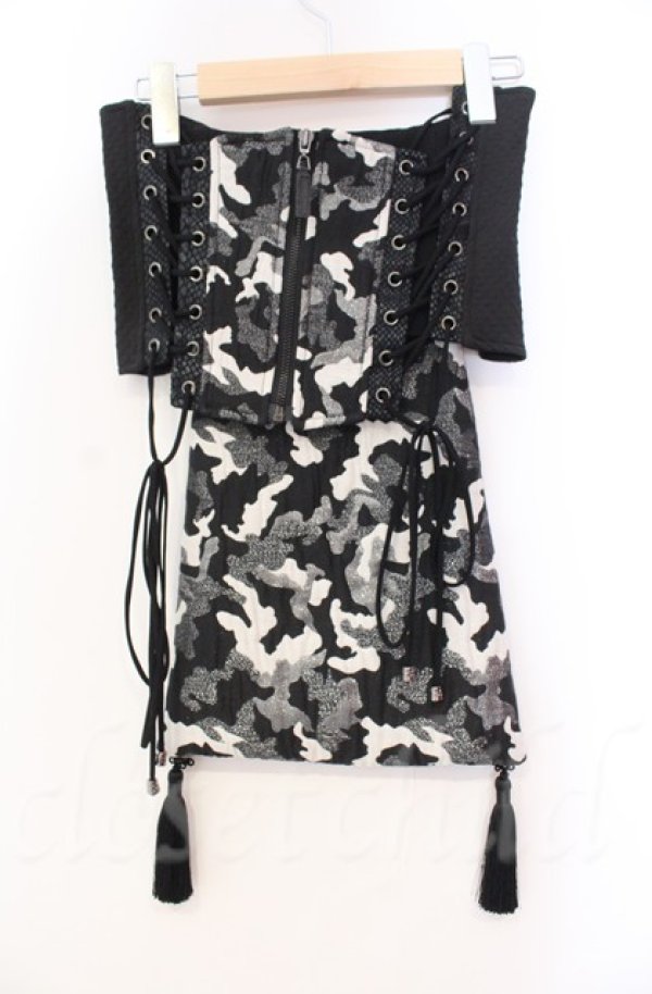 画像4: Qutie Frash / 花魁帯コルセット  ブラック O-25-11-17-1010-QU-TO-IG-ZT222 (4)