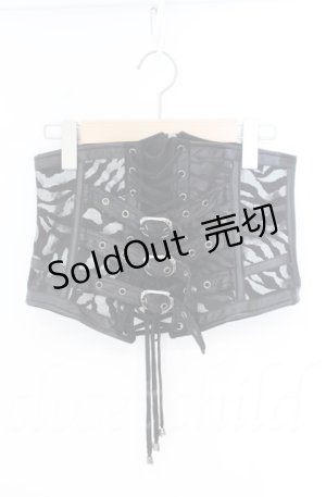 画像: Qutie Frash / ベルトコルセット  ブラック O-25-11-17-1012-QU-TO-IG-OS
