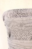 画像2: Qutie Frash / パイソンサラシトップス  グレー O-25-11-17-1014-QU-TO-IG-ZT095 (2)