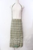 画像1: WONDERFUL WORLD / チェックエプロン  グリーン O-25-11-17-006-LO-ZA-IG-ZI (1)