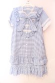 画像1: MILK / Poupeeワンピース  サックスギンガム O-25-11-17-071-ML-OP-OW-ZT320 (1)