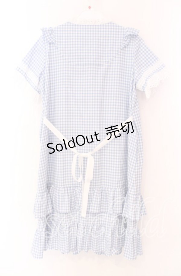 画像3: MILK / Poupeeワンピース  サックスギンガム O-25-11-17-071-ML-OP-OW-ZT320 (3)