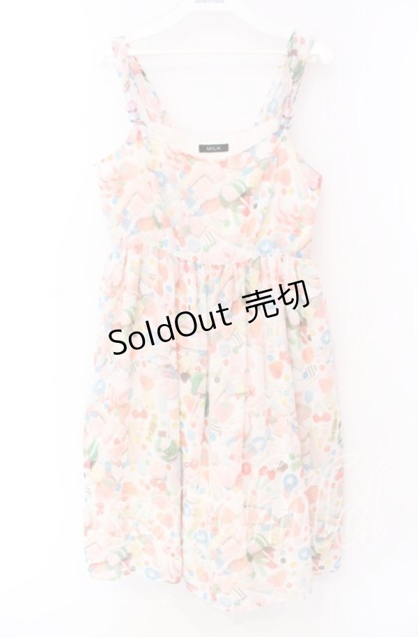 画像1: MILK / CANDY LOVERドレス  ジャンクホワイト O-25-11-17-073-ML-OP-OW-OS (1)