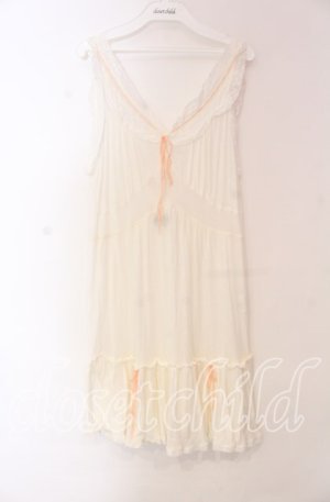 画像: Katie / COURTNEYキャミソールワンピース F シロ O-25-11-17-075-LO-OP-OW-OS