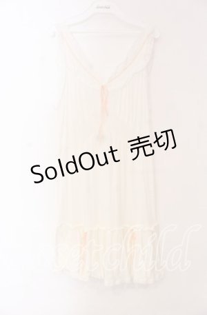 画像: Katie / COURTNEYキャミソールワンピース F シロ O-25-11-17-075-LO-OP-OW-OS