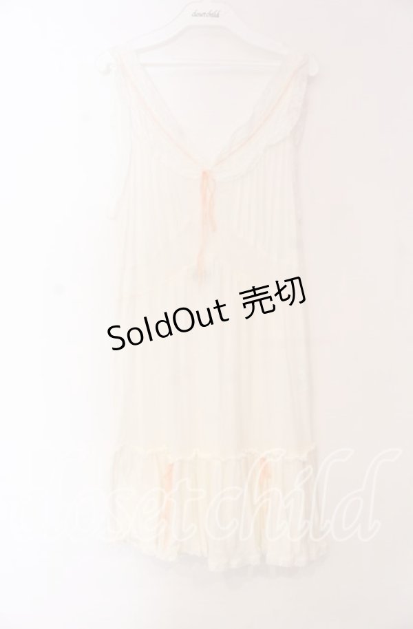 画像1: Katie / COURTNEYキャミソールワンピース F シロ O-25-11-17-075-LO-OP-OW-OS (1)