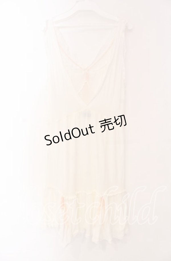 画像3: Katie / COURTNEYキャミソールワンピース F シロ O-25-11-17-075-LO-OP-OW-OS (3)