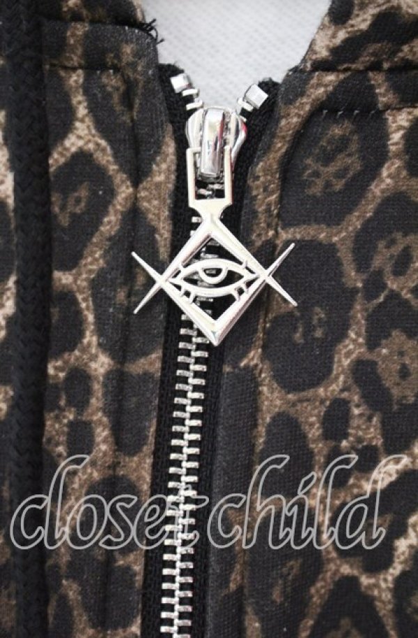 画像2: REFLEM / アニマルクロス刺繍ZIPパーカー F ブラウン O-25-11-17-080-PU-TO-OW-OS (2)