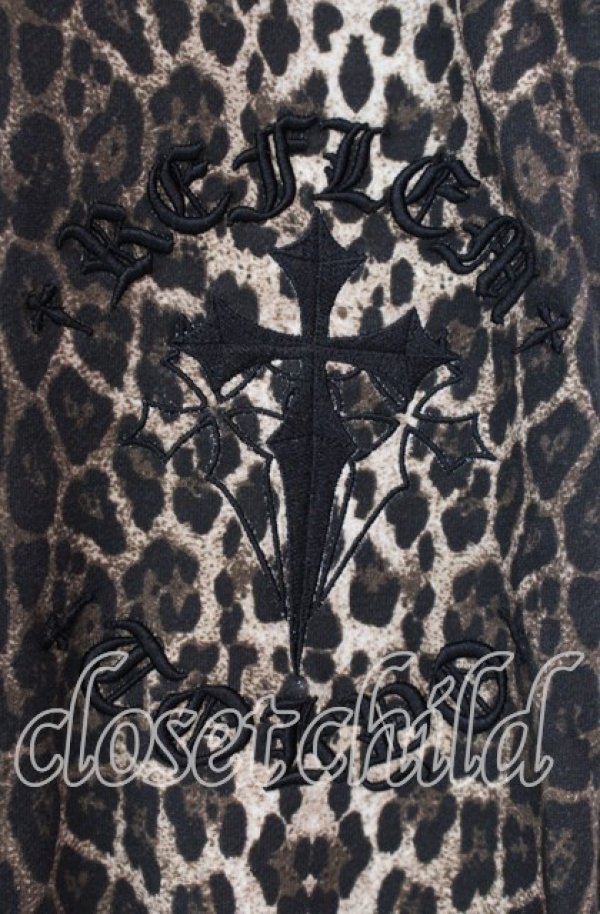 画像2: REFLEM / アニマルクロス刺繍スウェットパンツ F ブラウン O-25-11-17-015-PU-PA-OW-OS (2)