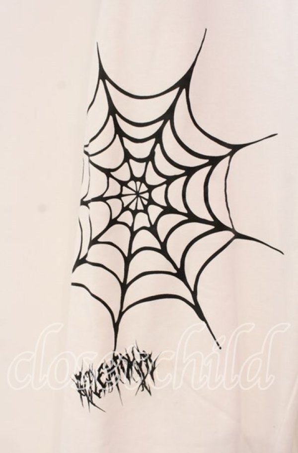 画像2: REFLEM / スパイダープリントスウェットパンツ F ホワイト O-25-11-17-016-PU-PA-OW-ZT457 (2)