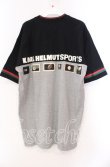 画像3: Karl Helmut / スポーツパッチビッグTシャツ  ブラック×グレー O-25-11-17-018-EL-TO-IG-ZT446 (3)