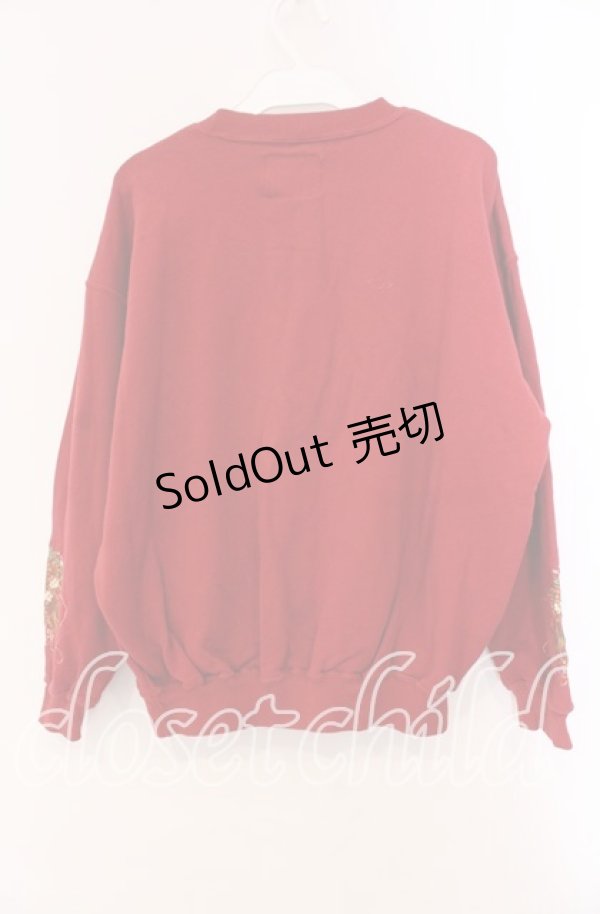 画像3: KETTY / ブーケ刺繍トレーナー  アカ O-25-11-17-023-EL-TO-IG-ZT478 (3)