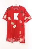 画像1: Karl Helmut / ワッペンKロゴTシャツ  アカ O-25-11-17-030-EL-TS-IG-ZI (1)
