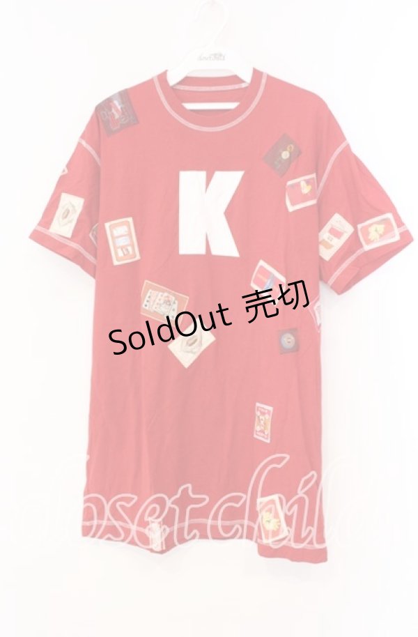 画像1: Karl Helmut / ワッペンKロゴTシャツ  アカ O-25-11-17-030-EL-TS-IG-ZI (1)