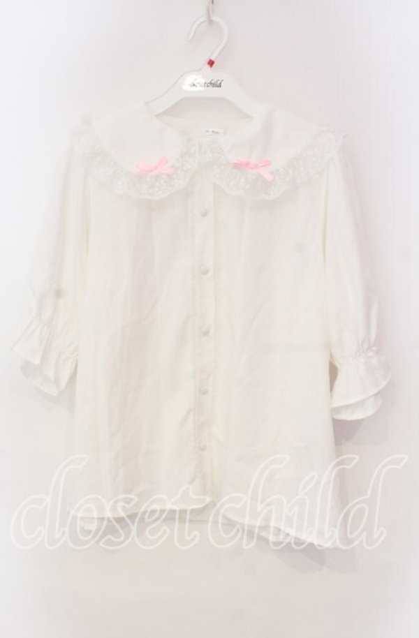 画像1: Alice Mashiro / うさ耳ブラウス L シロ O-25-11-18-032-LO-BL-OW-ZT332 (1)