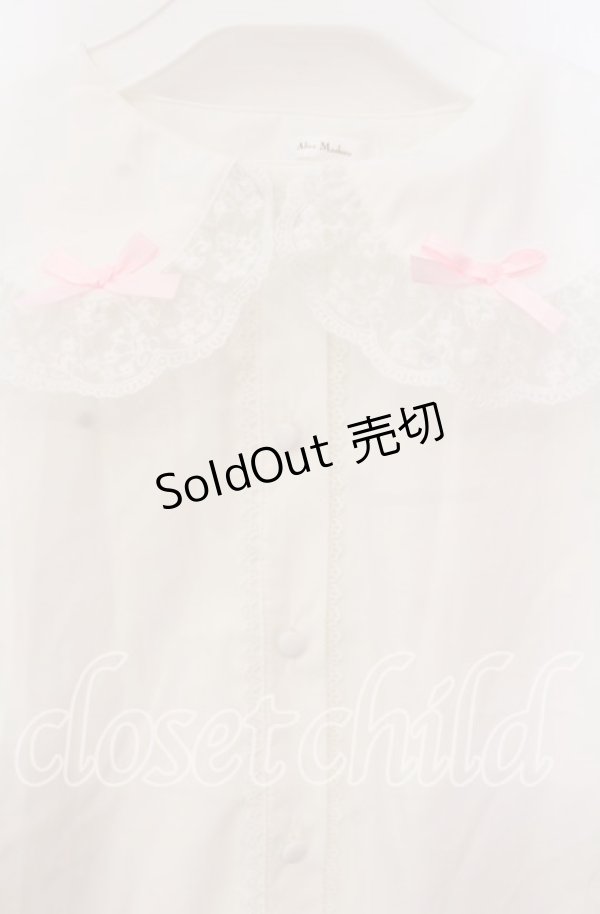 画像2: 【SALE】Alice Mashiro / うさ耳ブラウス L シロ O-25-11-18-032-LO-BL-OW-ZT332 (2)