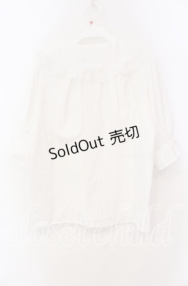 画像3: 【SALE】Alice Mashiro / うさ耳ブラウス L シロ O-25-11-18-032-LO-BL-OW-ZT332 (3)