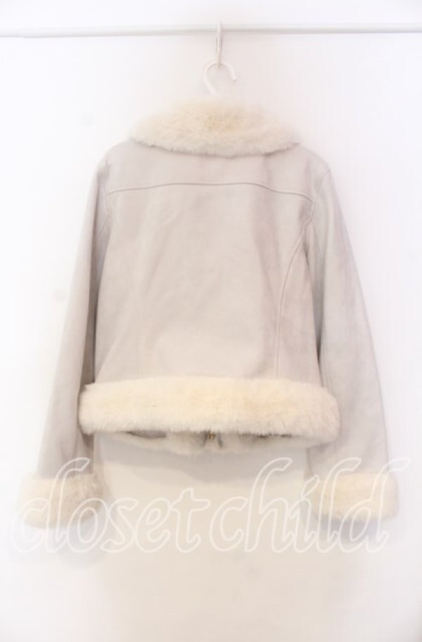 画像3: axes femme / ファースエードコート M グレー O-25-11-18-004-AX-CO-OW-OS (3)