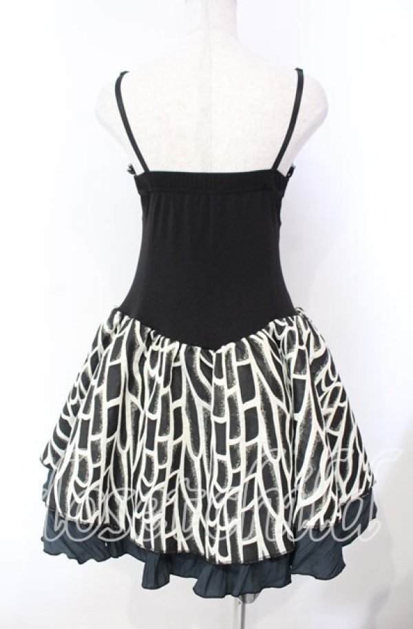 画像4: Qutie Frash / キャミワンピース  ブラック×グリーン O-25-11-18-037-QU-OP-IG-OS (4)