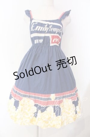 画像: Emily Temple cute / エアーポップワンピース  ネイビー O-25-11-18-039-ET-OP-IG-OS