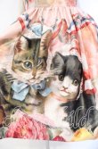 画像3: Juliette et Justine / Chat Tricolore（シャ トリコロール）ジャンパースカート 1 ピンク O-25-11-18-040-CL-OP-IG-OS (3)