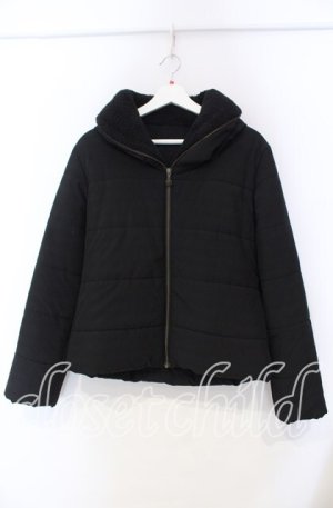 画像: axes femme / ショート中綿コート M クロ O-25-11-18-006-AX-CO-OW-OS