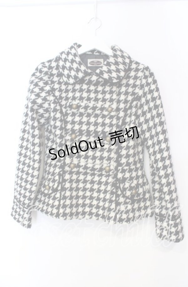 画像1: Victorian maiden / Victorian Lady ショートコート（2008年）  オフ×クロ O-25-11-18-048-CL-CO-IG-OS (1)