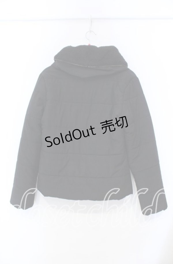 画像3: axes femme / ショート中綿コート M クロ O-25-11-18-006-AX-CO-OW-OS (3)