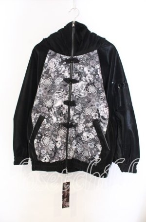 画像: Qutie Frash / チャイナN2Bブルゾン  ブラック O-25-11-18-054-QU-CO-OW-OS