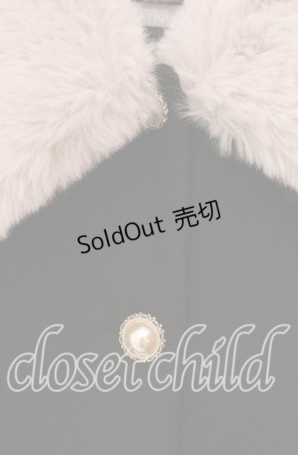 画像2: axes femme POETIQUE / ベルスリーブショートコート M クロ O-25-11-18-001-AX-CO-OW-OS (2)