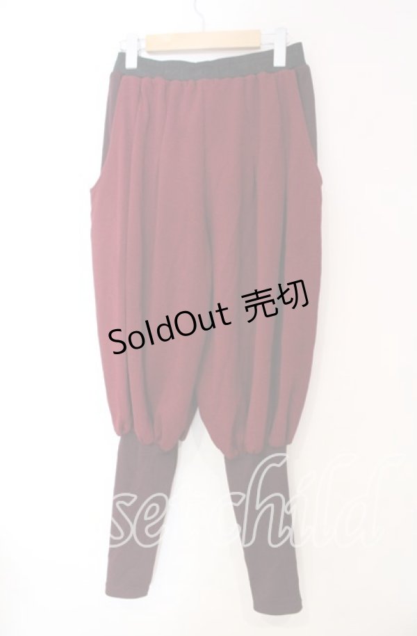 画像3: Qutie Frash / サルエルパンツ  レッド O-25-11-18-069-QU-PA-IG-ZY (3)