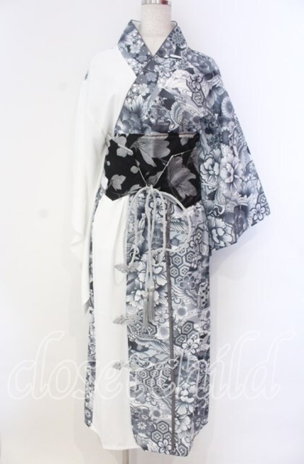 画像1: Qutie Frash / 2025 浴衣3点SET  ホワイト O-25-11-18-070-QU-OP-OW-ZT352 (1)