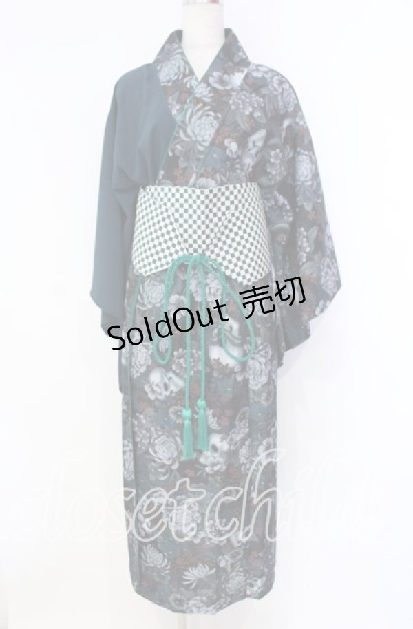 画像1: Qutie Frash / 2025 浴衣3点SET  グリーン O-25-11-18-072-QU-OP-OW-ZT352 (1)