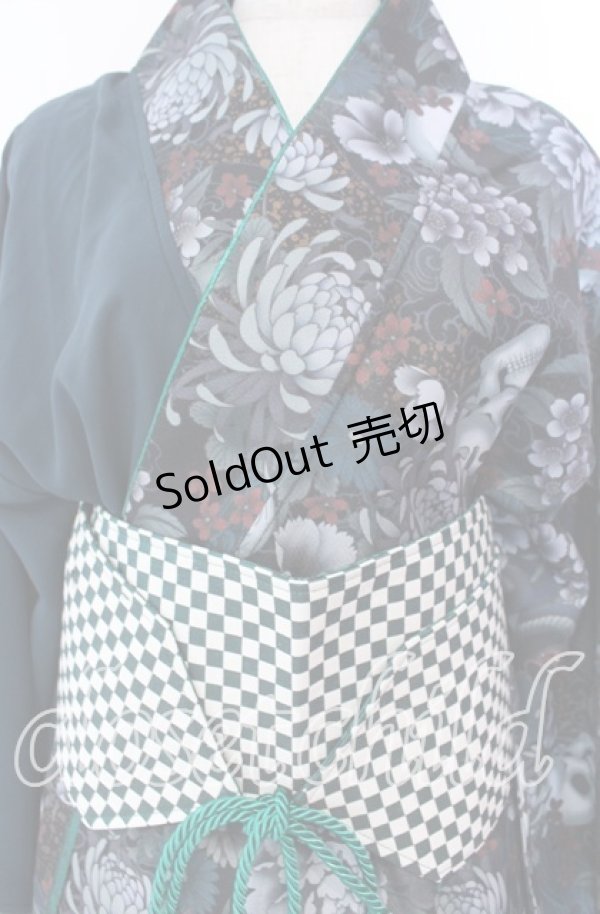 画像2: Qutie Frash / 2025 浴衣3点SET  グリーン O-25-11-18-072-QU-OP-OW-ZT352 (2)